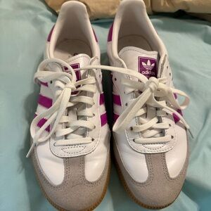 Pink Adidas Sambas